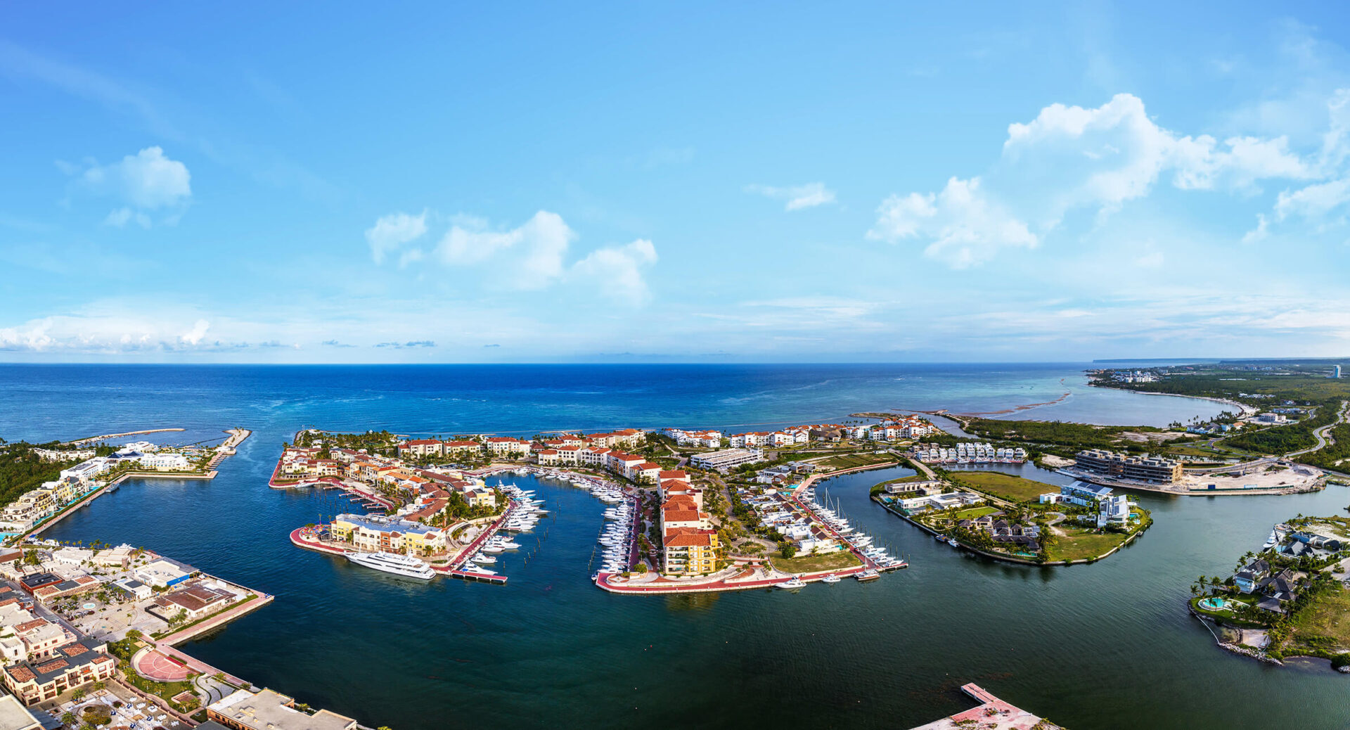 Marina Cap Cana Aerial View Developments